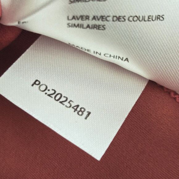 B Vertigo Women's Sz 12 Adara Cool Tech Training Shirt Mineral Red Coral SS NEW - Picture 10 of 12